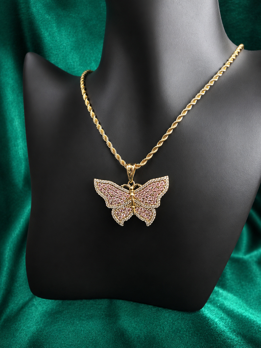 Butterfly Diamonds Necklace