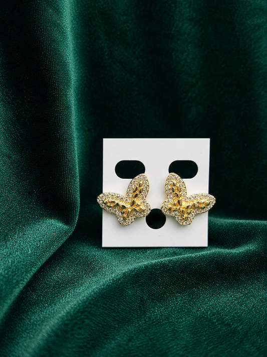 Diamond Nugget Earrings