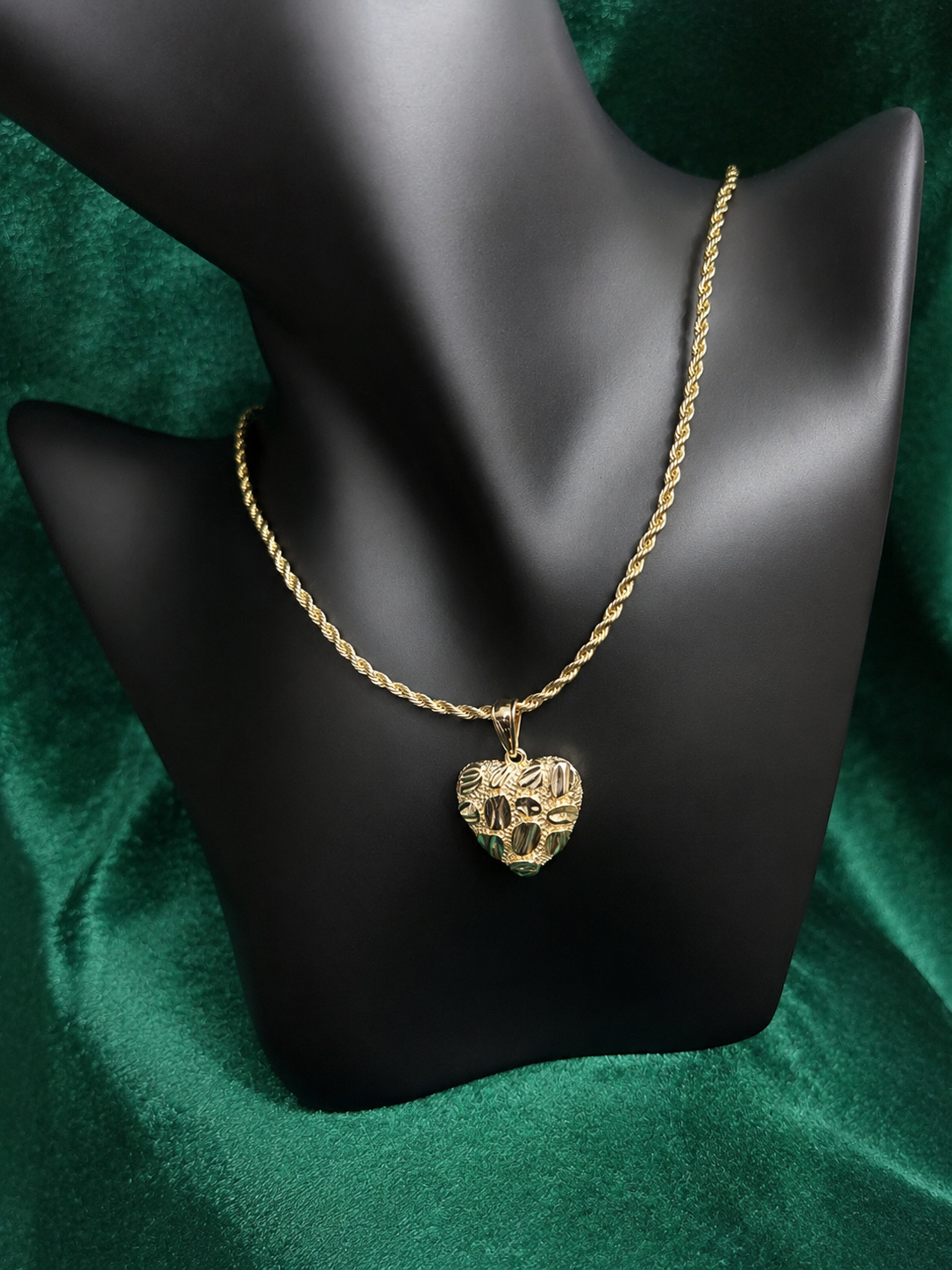 Nugget Heart Necklace
