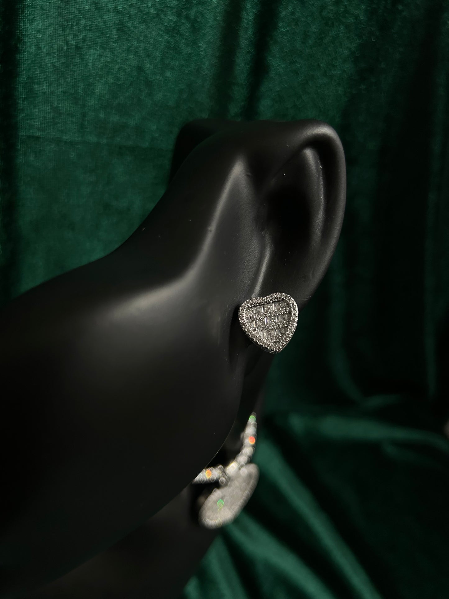 Iced Out Baguette Diamond Earrings
