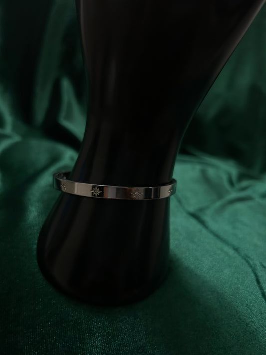 Silver Sparkle Bangle