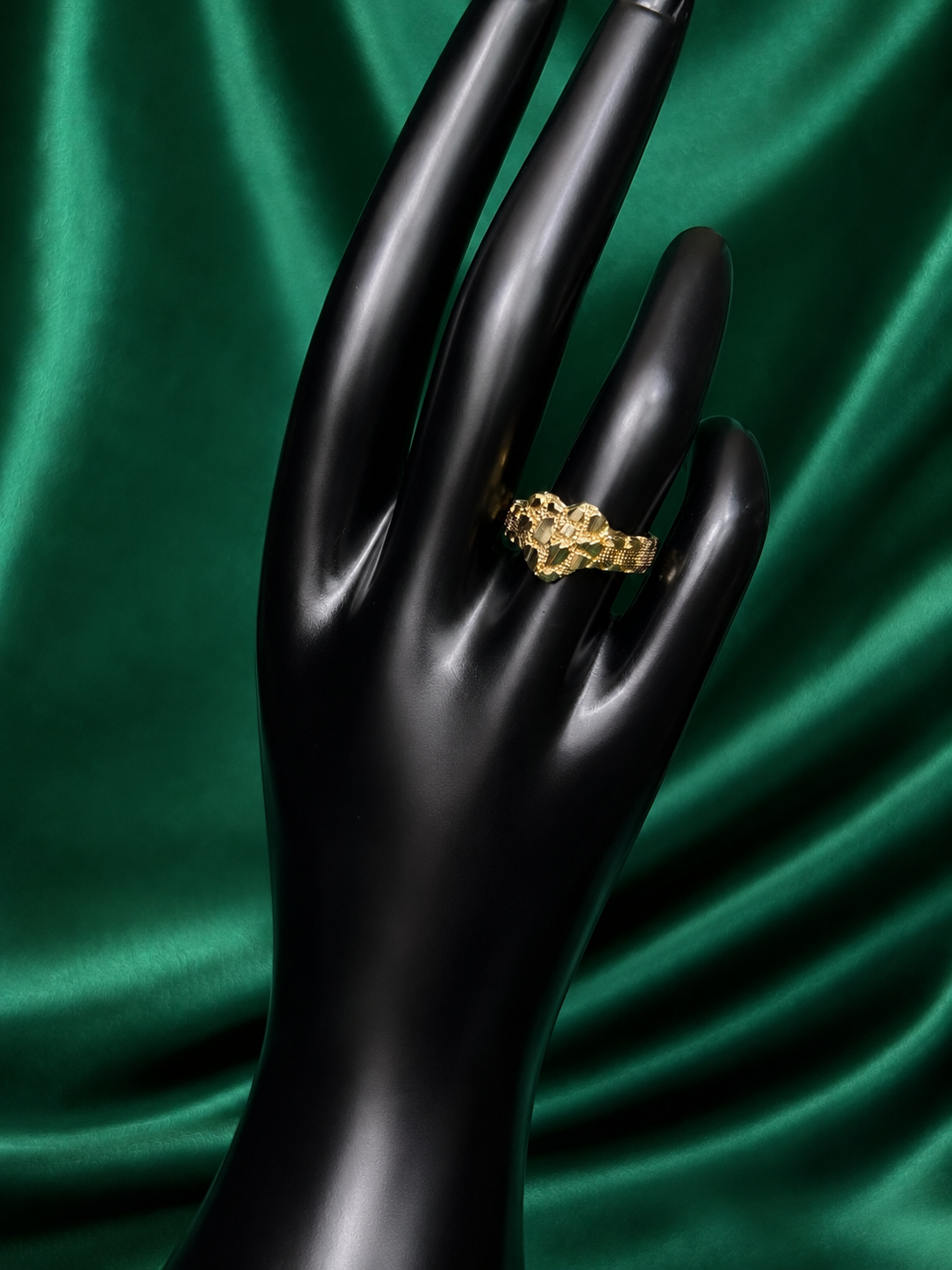 Nugget Heart Ring